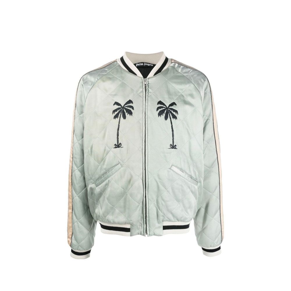 Palm Angels Gesteppte Logo-Jacke