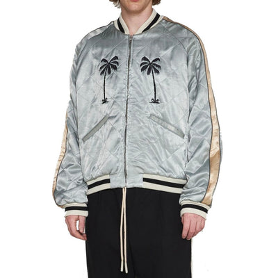 Palm Angels Gesteppte Logo-Jacke