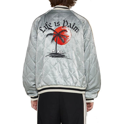 Palm Angels Gesteppte Logo-Jacke