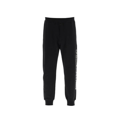 Alexander McQueen Logo-Baumwoll-Hose