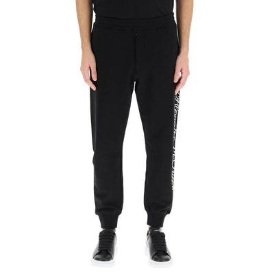 Alexander McQueen Logo-Baumwoll-Hose