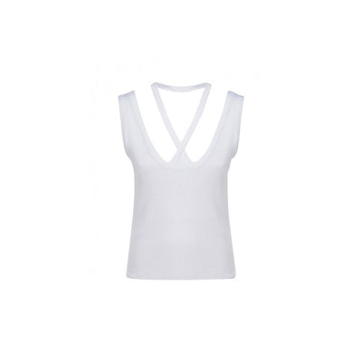 MM6 Maison Margiela Geripptes Baumwoll-Top