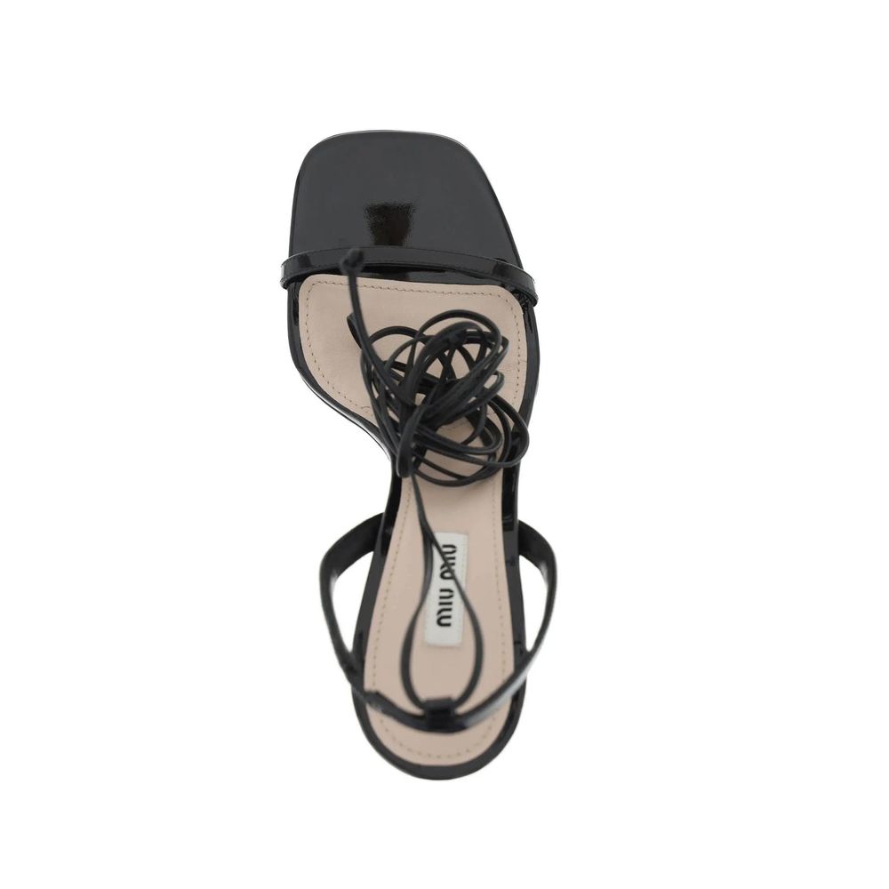 Miu Miu Leder-Sandalen