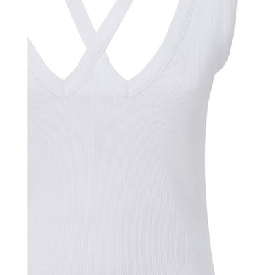 MM6 Maison Margiela Geripptes Baumwoll-Top