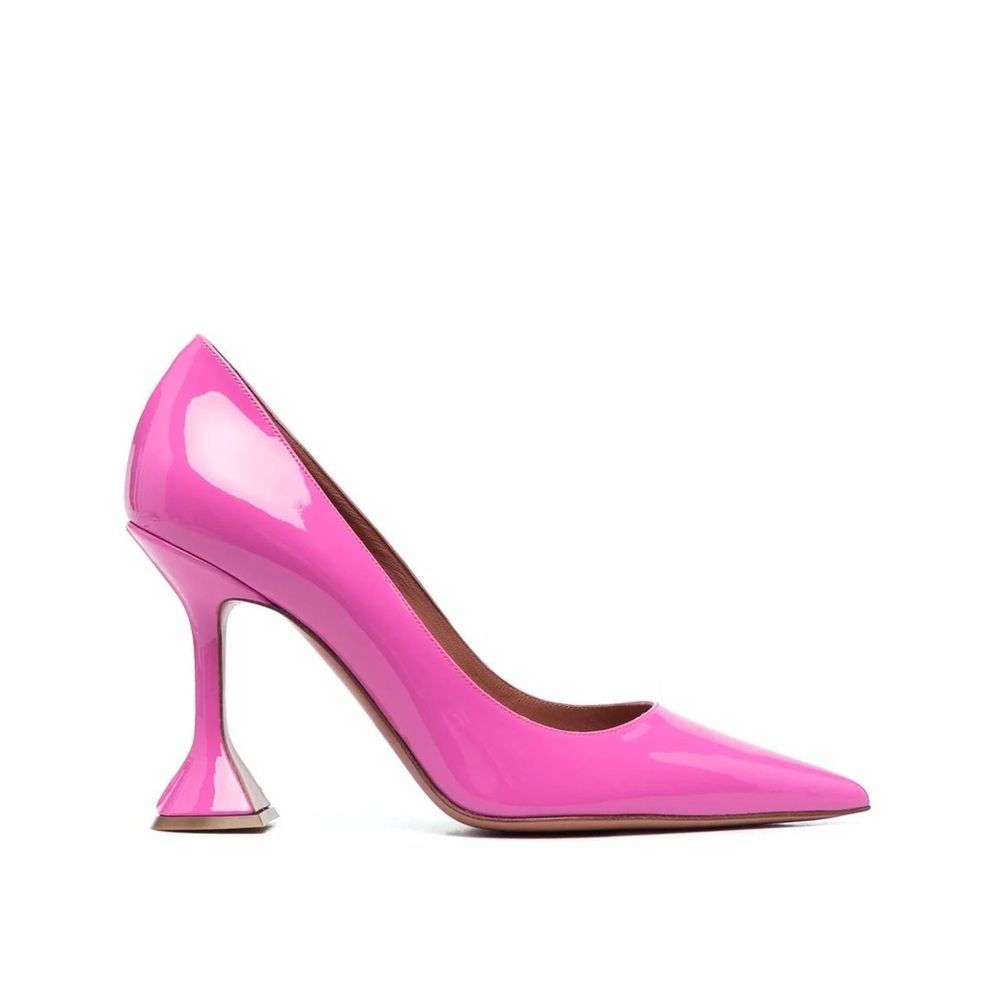 Amina Muaddi Ami Pumps aus Lackleder