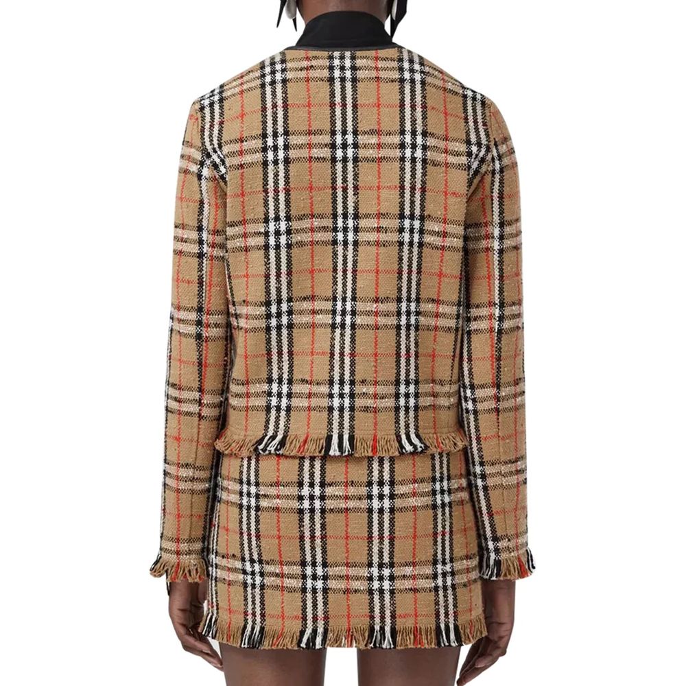 Burberry Vintage Karo-Motiv Jacke
