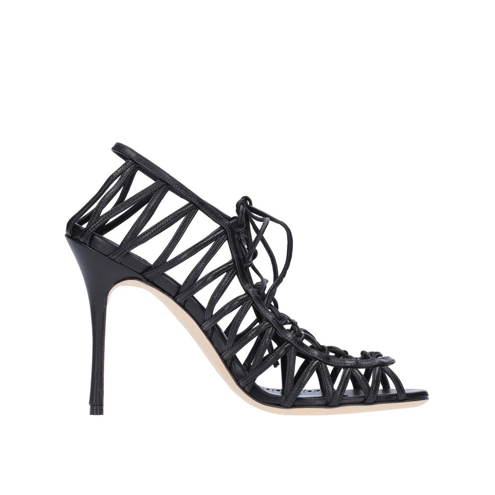 Manolo Blahnik Hamza 105 Sandalen aus Leder