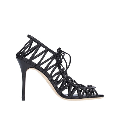 Manolo Blahnik Hamza 105 Sandalen aus Leder