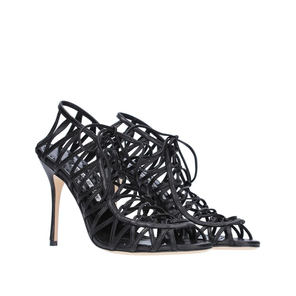 Manolo Blahnik Hamza 105 Sandalen aus Leder
