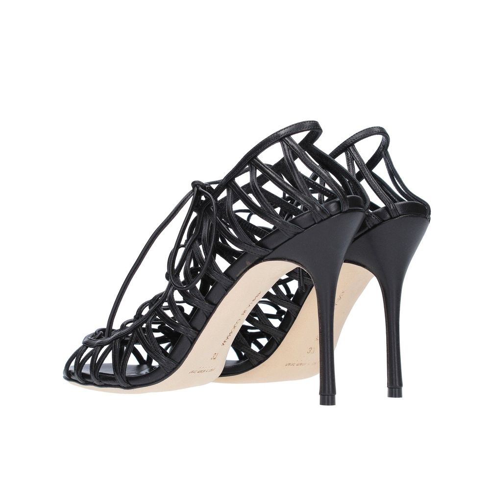 Manolo Blahnik Hamza 105 Sandalen aus Leder