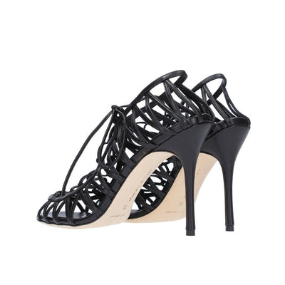 Manolo Blahnik Hamza 105 Sandalen aus Leder