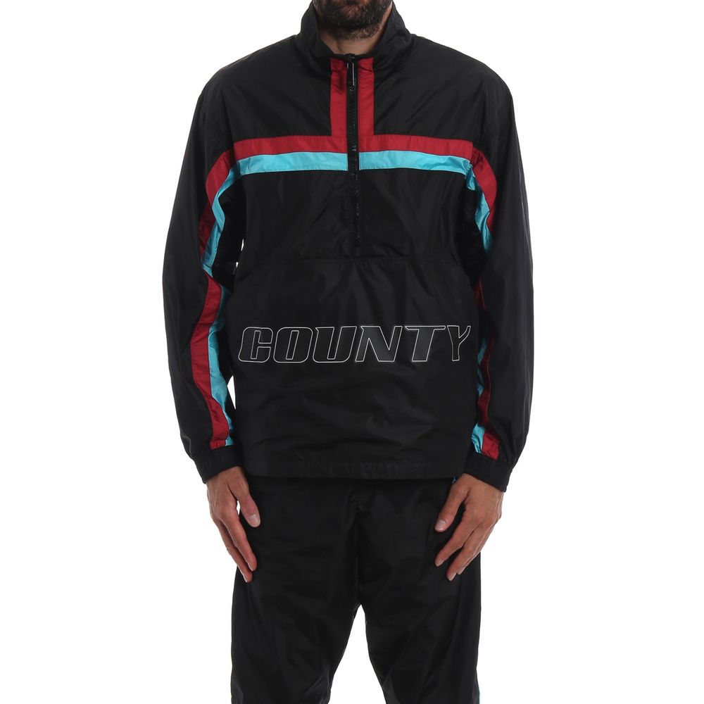 Marcelo Burlon Logo Windbreaker Jacke