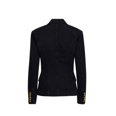 Balmain Zweireihiger Denim-Blazer