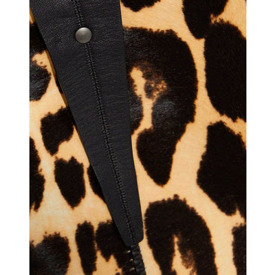 Bottega Veneta Leopardenmuster-Rock aus Kalbshaar