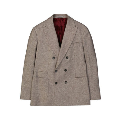 Brunello Cucinelli Zweireihige Jacke aus Wolle