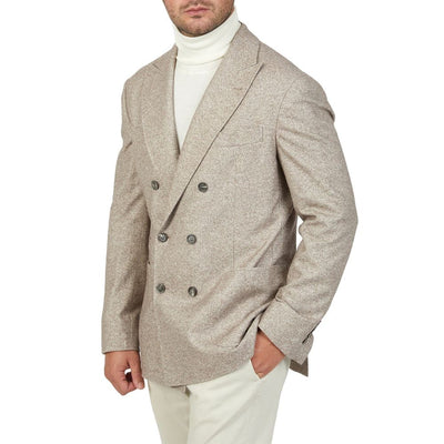 Brunello Cucinelli Zweireihige Jacke aus Wolle