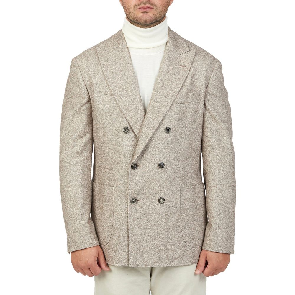 Brunello Cucinelli Zweireihige Jacke aus Wolle