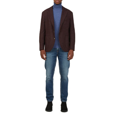 Brunello Cucinelli Tartan-Wolljacke
