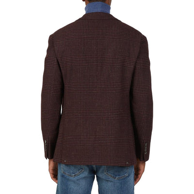 Brunello Cucinelli Tartan-Wolljacke