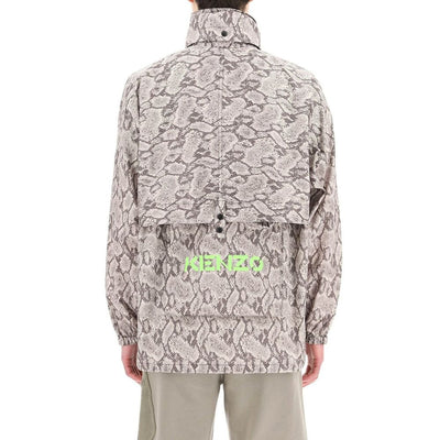Kenzo Bedruckte Jacke mit Schlangenhaut
