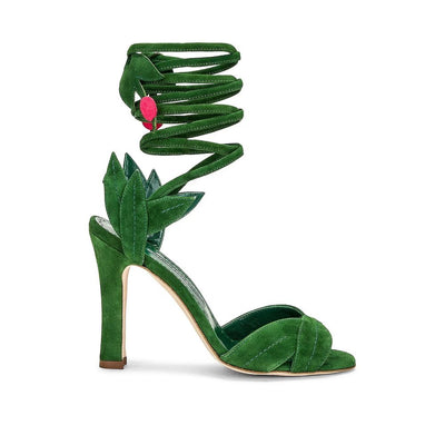Manolo Blahnik Ossie 105 Wickel-Sandalen