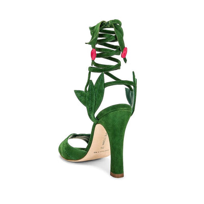 Manolo Blahnik Ossie 105 Wickel-Sandalen