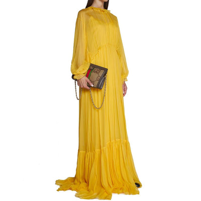 Gucci Langes Seidenkleid