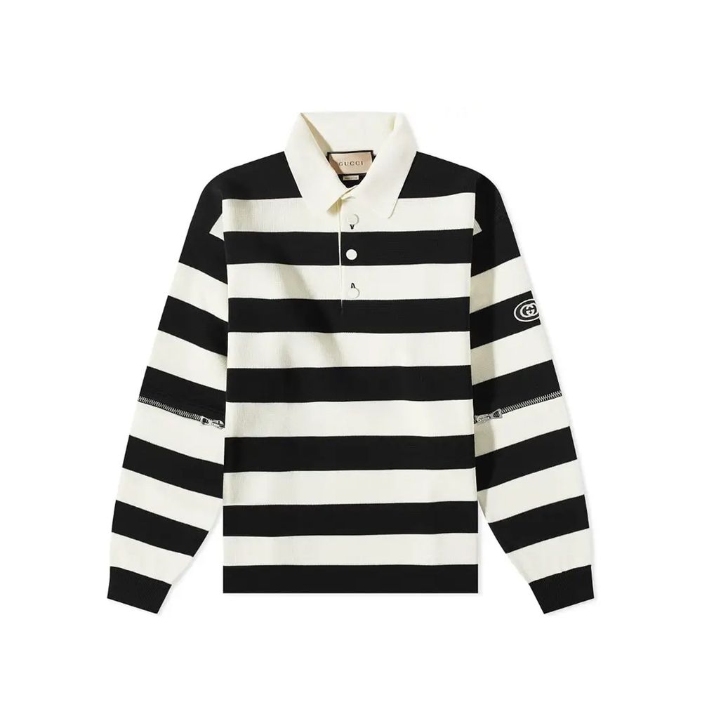 Gucci Gestreiftes Baumwoll-Polo