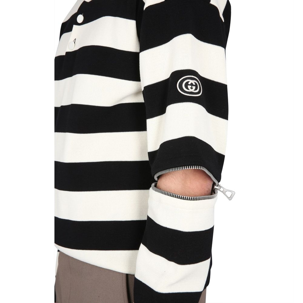 Gucci Gestreiftes Baumwoll-Polo