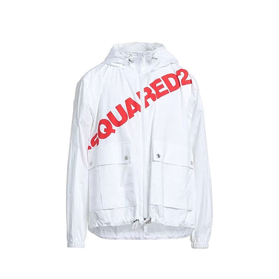 Dsquared² Logo Windbreaker mit Kapuze