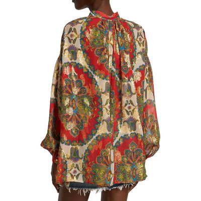 Etro Bedrucktes Seidenhemd