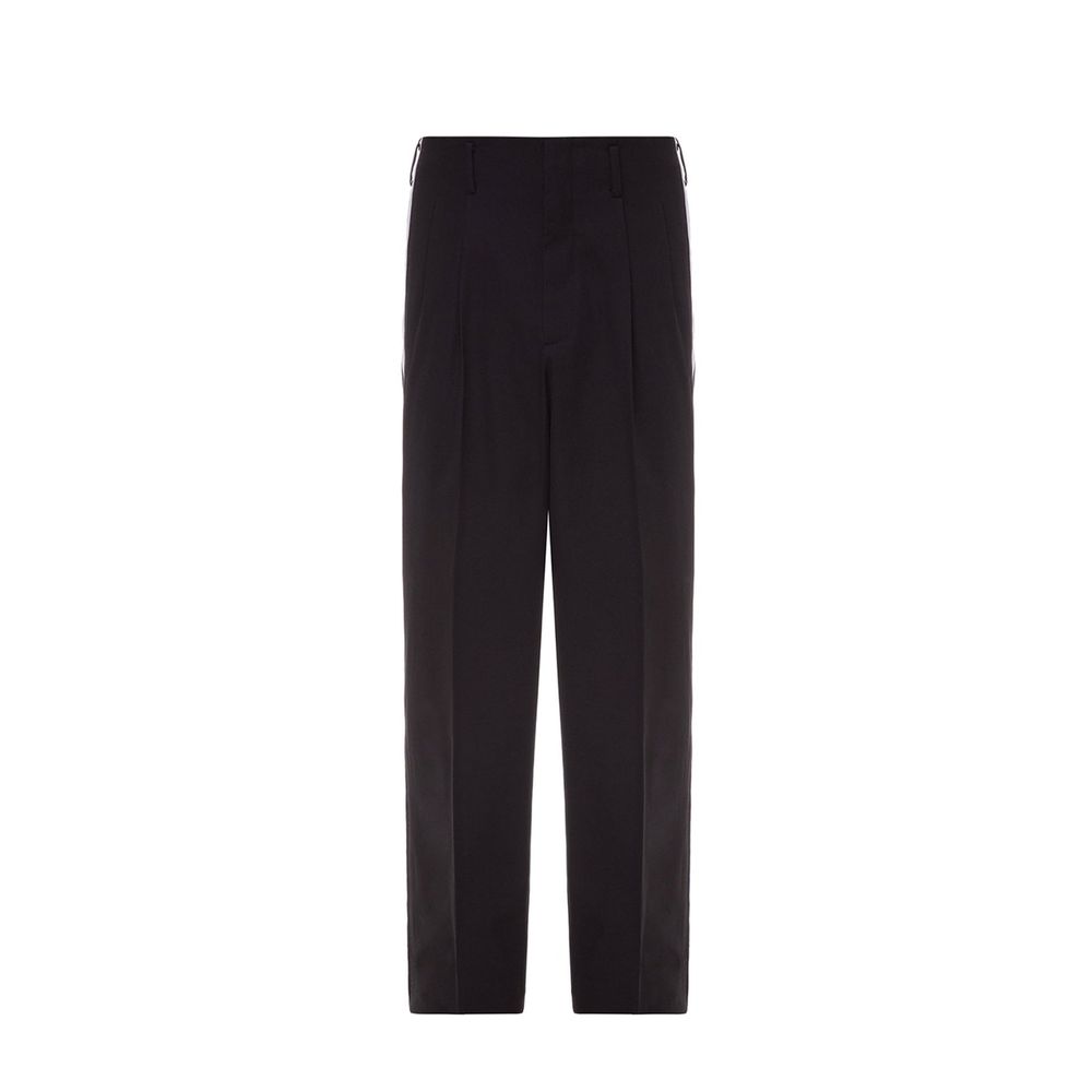 Dolce & Gabbana Hose mit Seitenstreifen und Bundfalte
