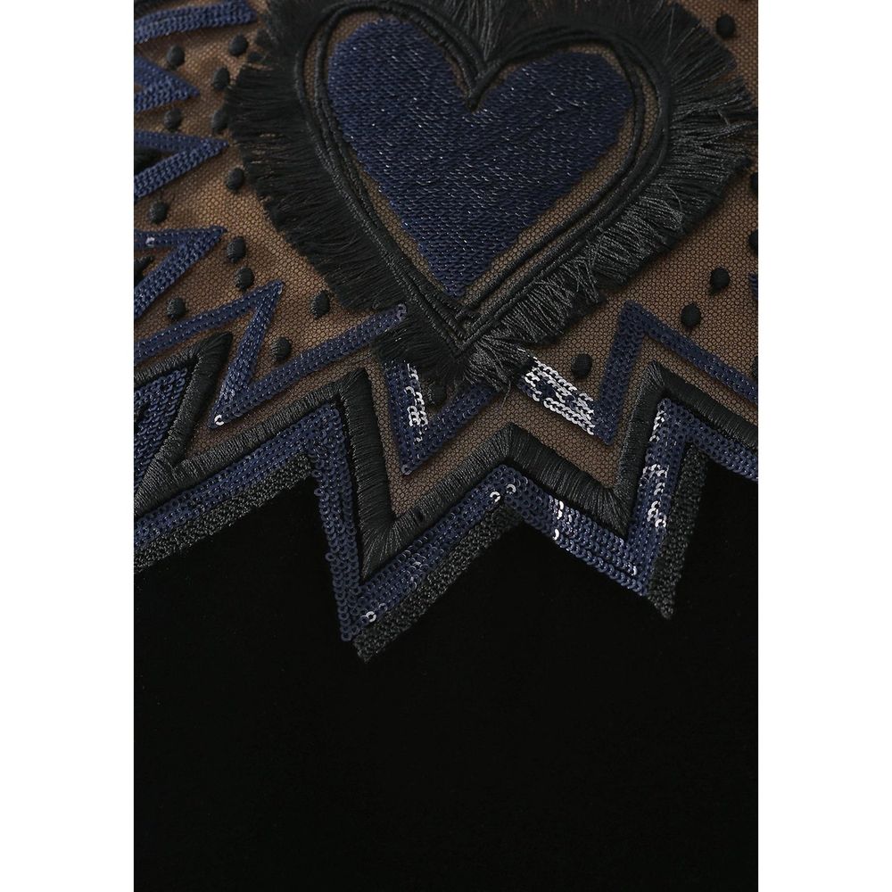Fendi Pelzbesetztes Midikleid aus Samt