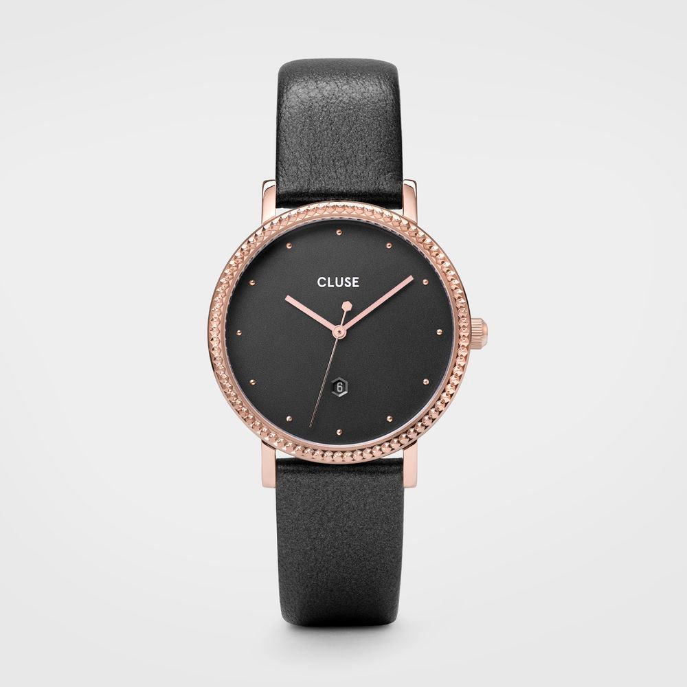Cluse Graue Lederuhr