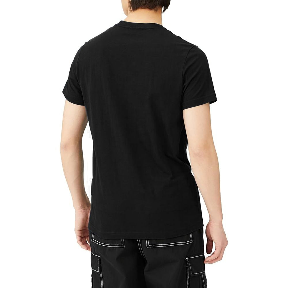 Diesel Schwarzes T-Shirt aus Baumwolle