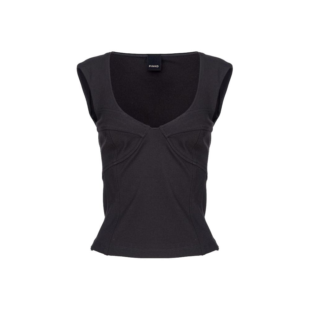 PINKO Schwarze Viskose-Oberteile &amp