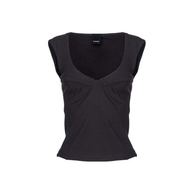 PINKO Schwarze Viskose-Oberteile &amp