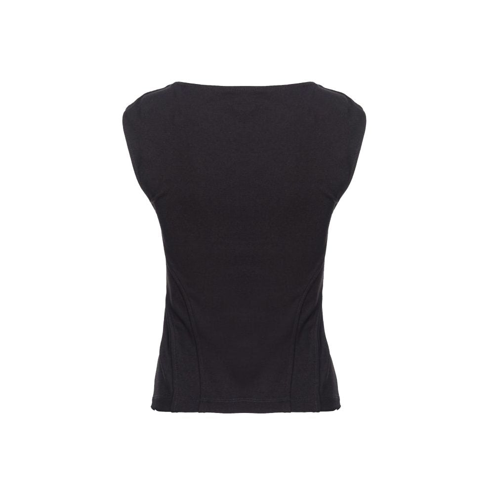 PINKO Schwarze Viskose-Oberteile &amp