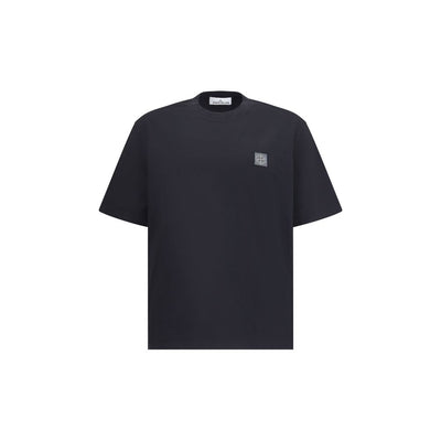 Stone Island T-Shirt mit Logoaufnäher