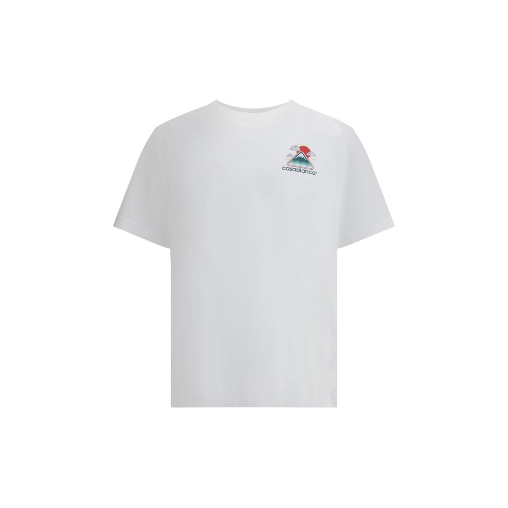 Casablanca Montagne OndulÉe Siebdruck Tshirt