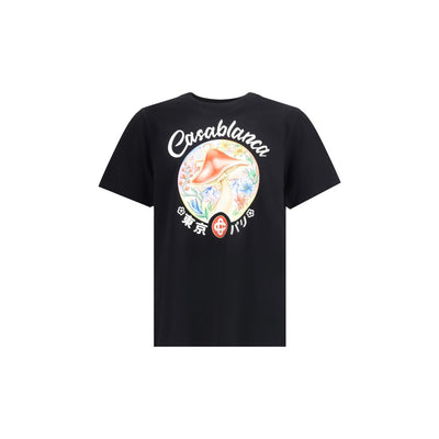 Casablanca T-Shirt mit Pilz-Emblem