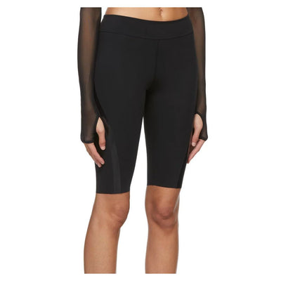 Off-White Schwarzes Nylon kurz