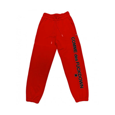Comme Des Fuckdown Rote Baumwolljeans &amp