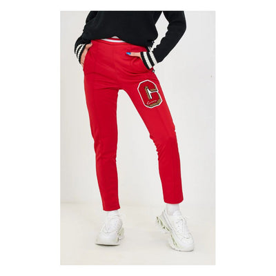 Comme Des Fuckdown Rote Polyester Jeans &amp