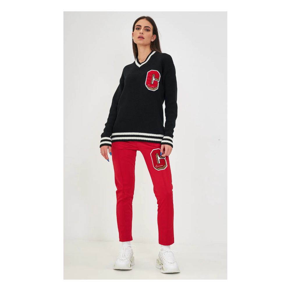Comme Des Fuckdown Rote Polyester Jeans &amp