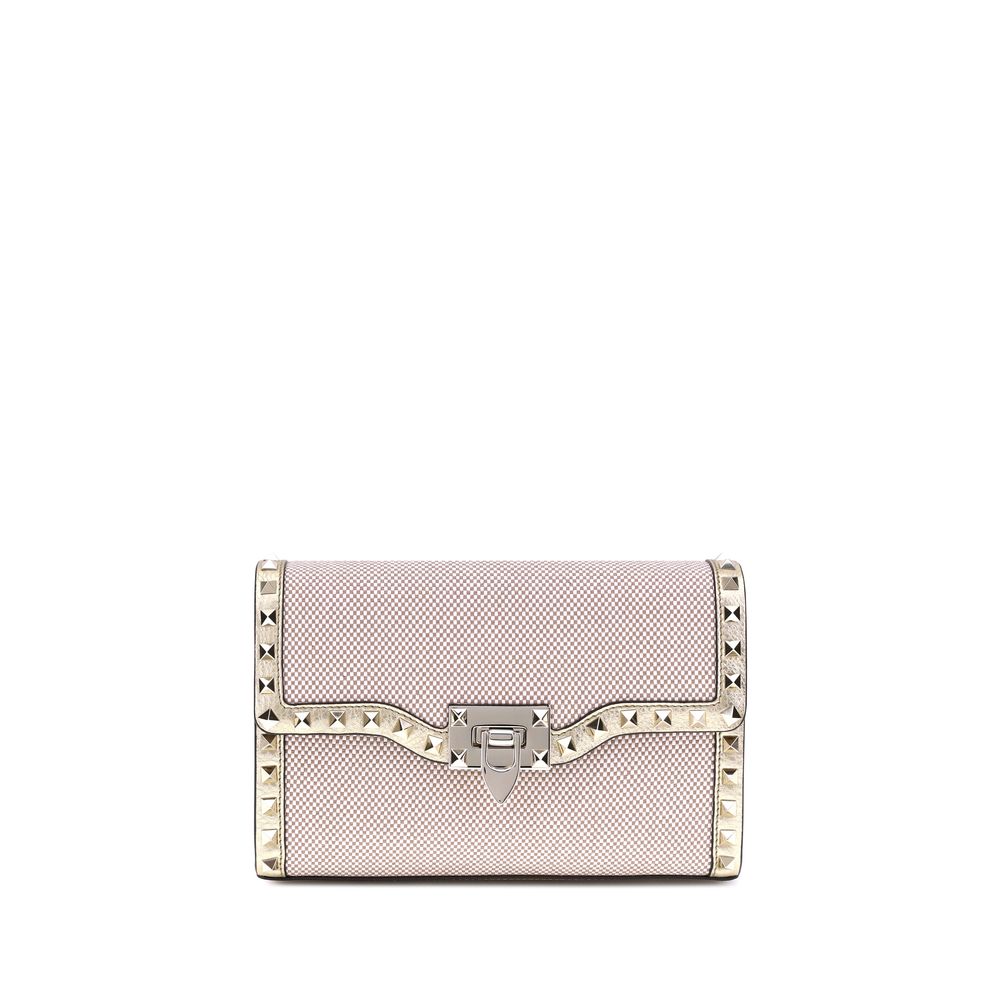 Valentino Garavani Kleine Canvas Rockstud Umhängetasche