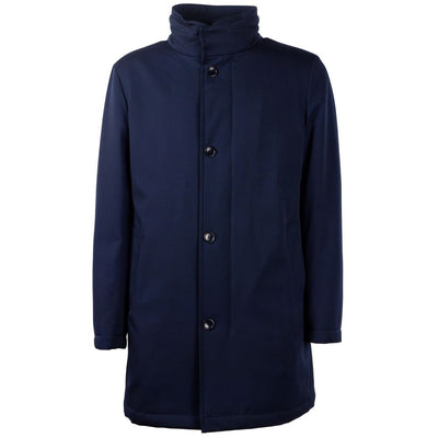 Made in Italy Blaue Wolljacke