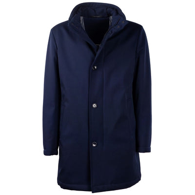 Made in Italy Blaue Wolljacke