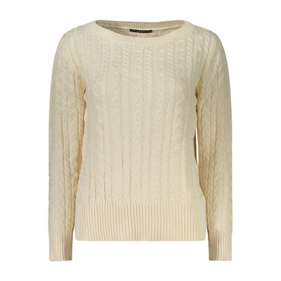 Guess Jeans Weißer Baumwollpullover