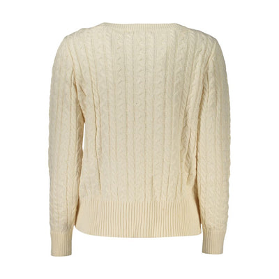Guess Jeans Weißer Baumwollpullover